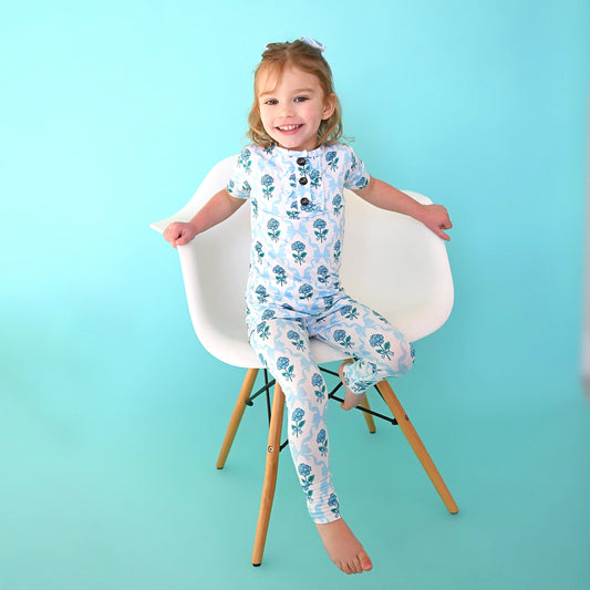 Gigi and Max: Savannah Floral Bamboo Two Piece Set