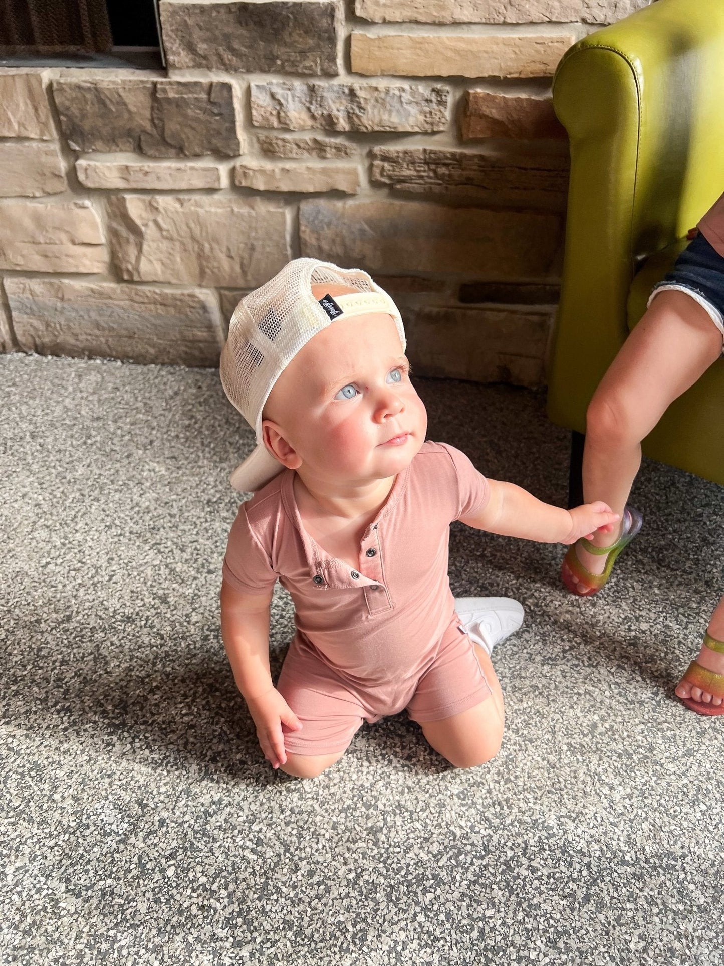 Shorty Romper- Canyon Clay