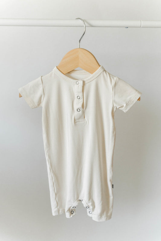 Shorty Romper- Cream