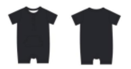 Shorty with Pocket - Jett Black