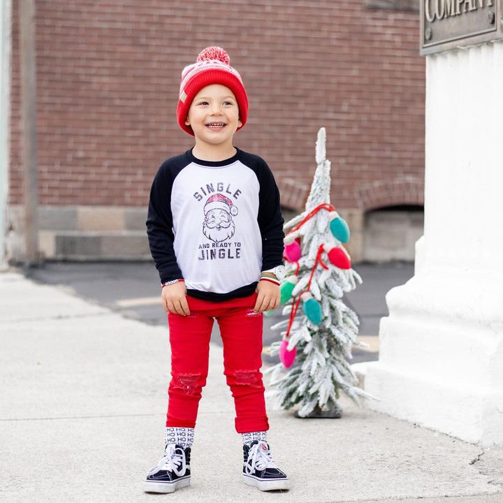 Single & Ready to Jingle Long Sleeve Crewneck