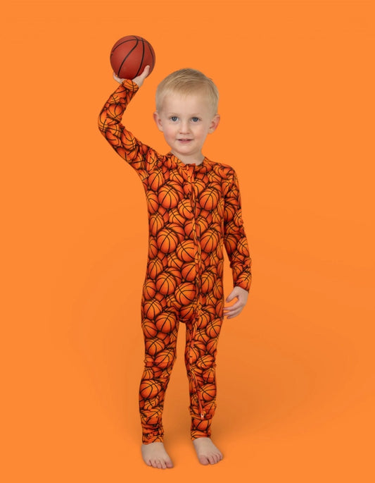 Dream Big: Slam Dunk Bamboo Zippy Romper