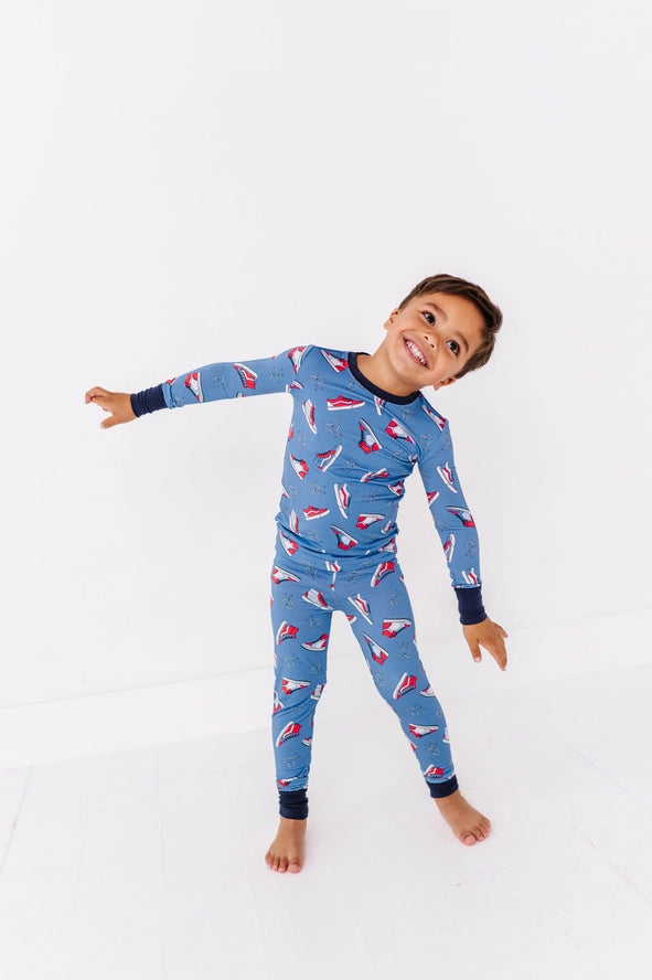 Kiki + Lulu: Sneakers Sweethearts Bamboo Two Piece Set