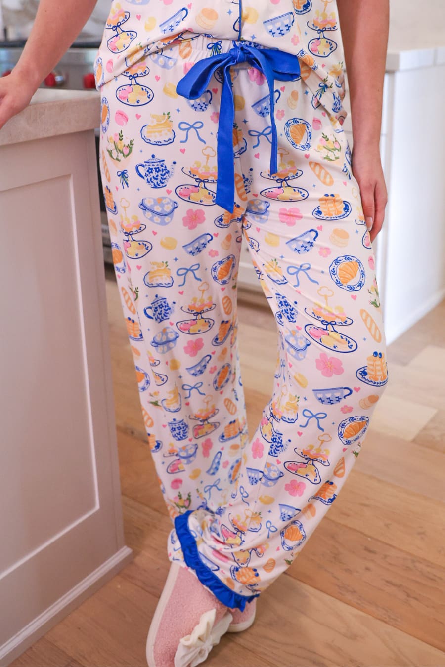 Sunday Brunch Ruffle Pajama Set