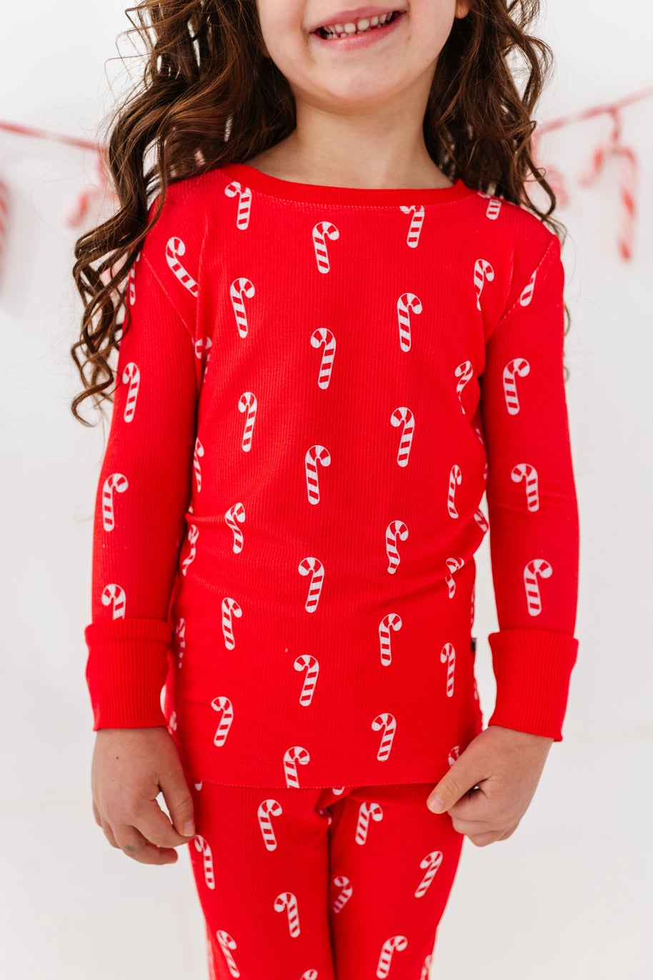 Kiki + Lulu: Sweet & Stripey Ribbed Bamboo Two Piece Set