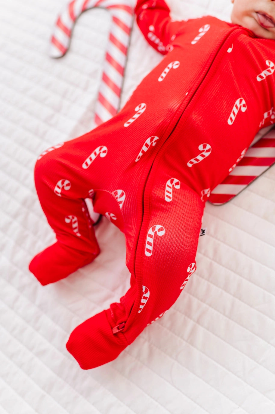 Kiki + Lulu: Sweet & Stripey Ribbed Zippy Romper