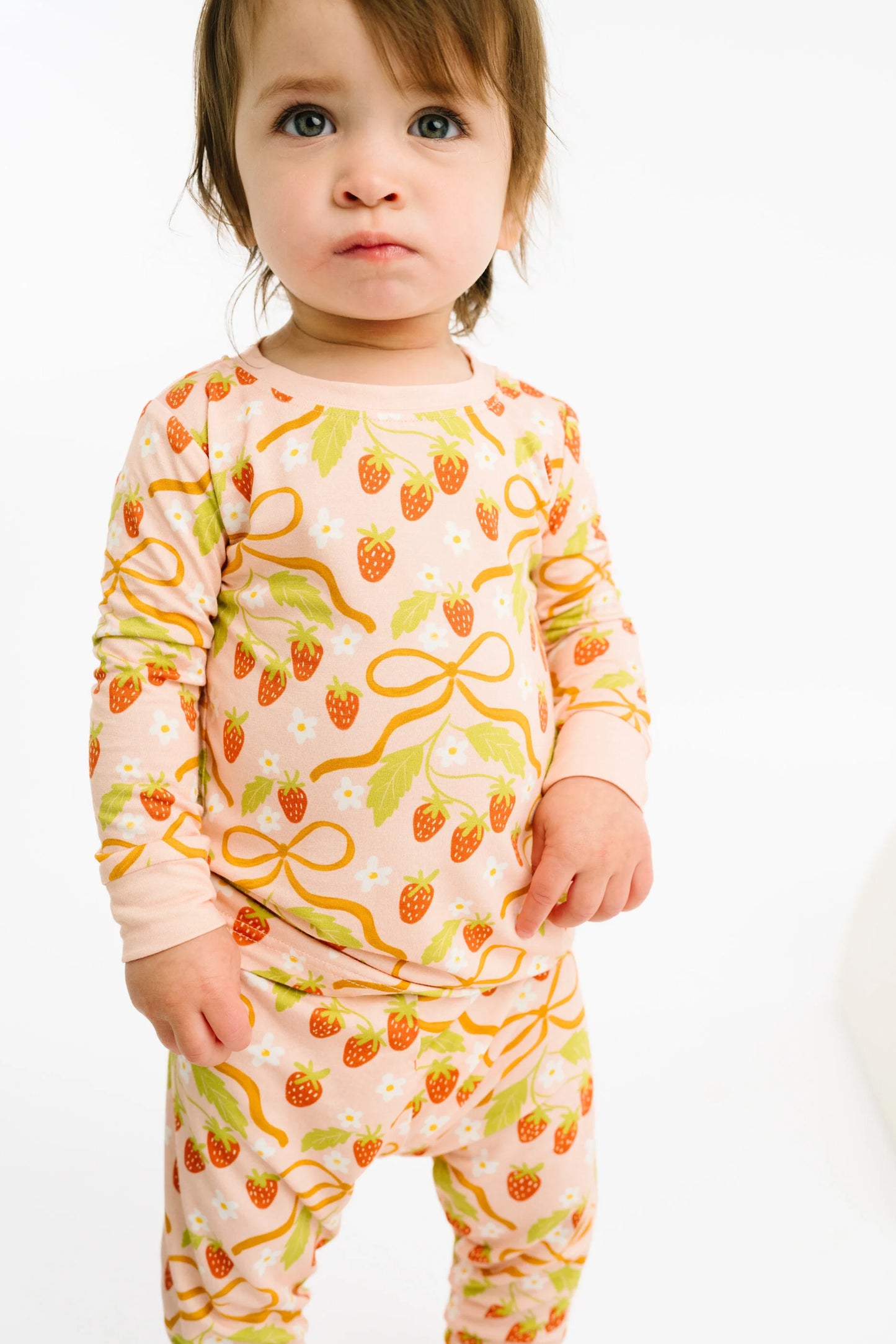 Little One Shop: Sweet Strawberry Bamboo Two Piece Set