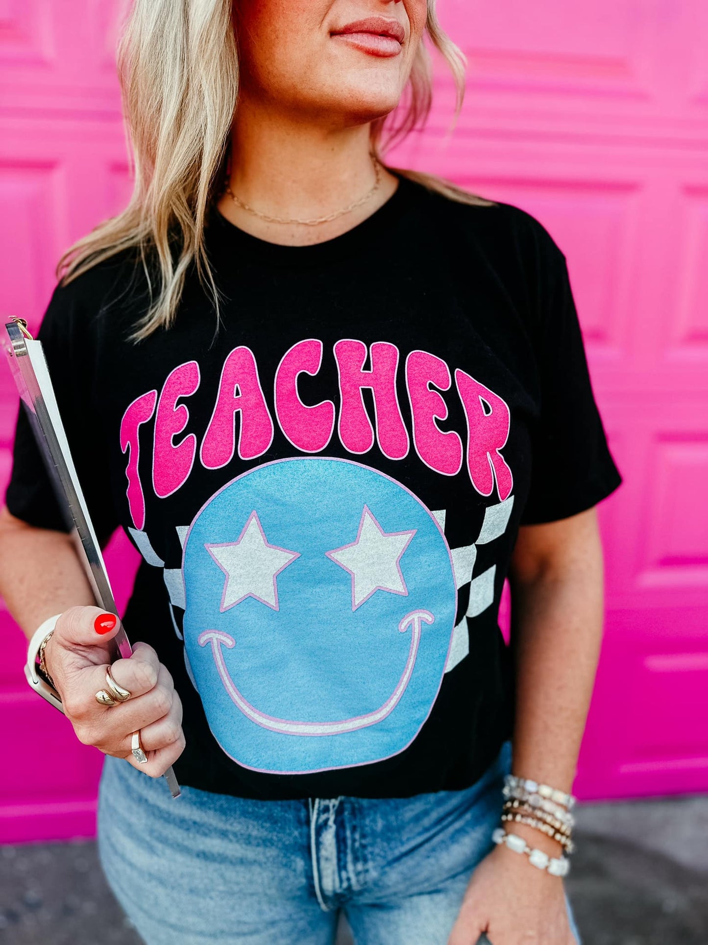 Teacher Smiley Tee