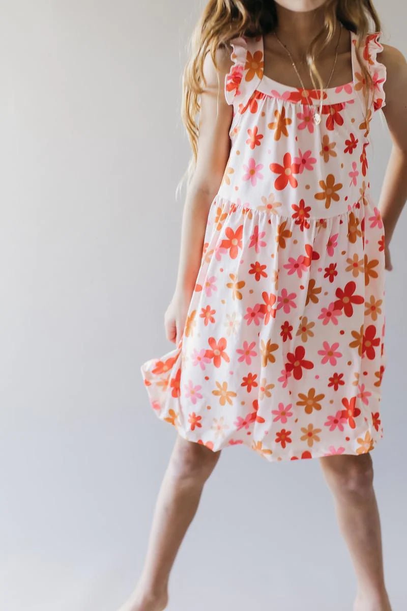 Mila & Rose: That's So Retro Ruffle Cross Back Dress