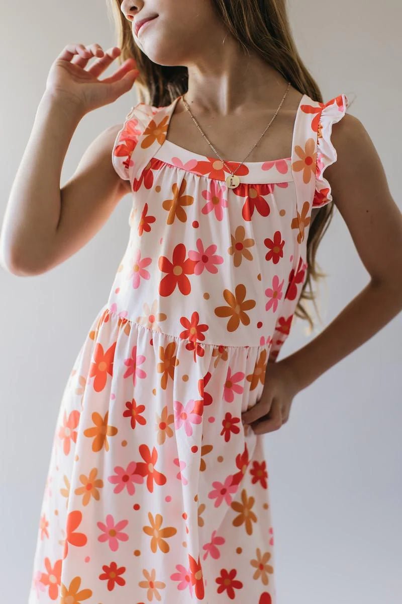 Mila & Rose: That's So Retro Ruffle Cross Back Dress