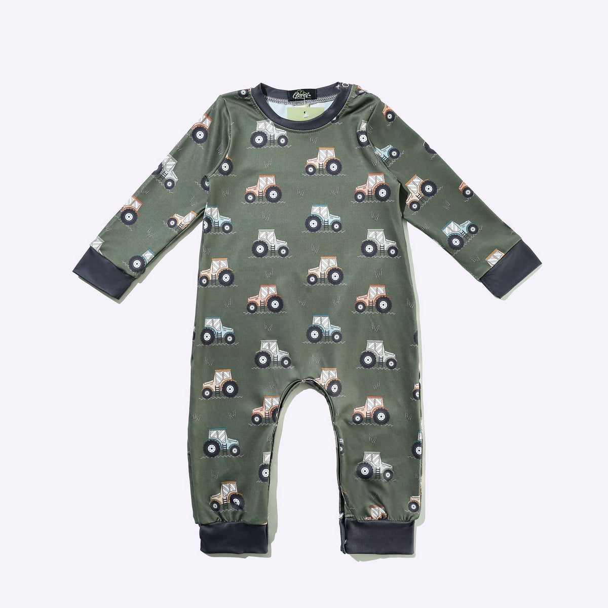 Tractor Field Romper