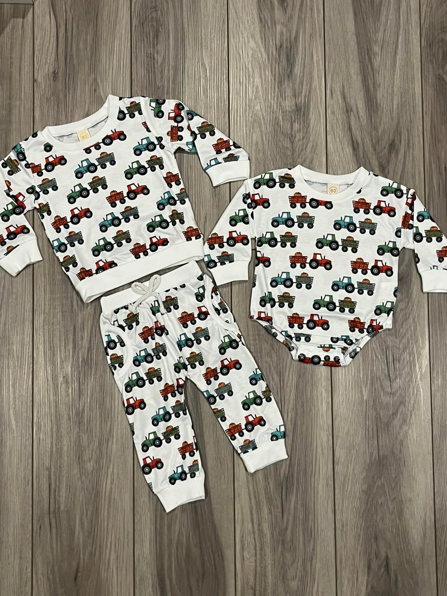 Tractor Life Bubble Romper