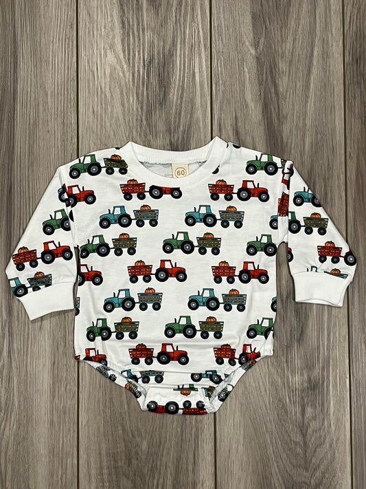 Tractor Life Bubble Romper