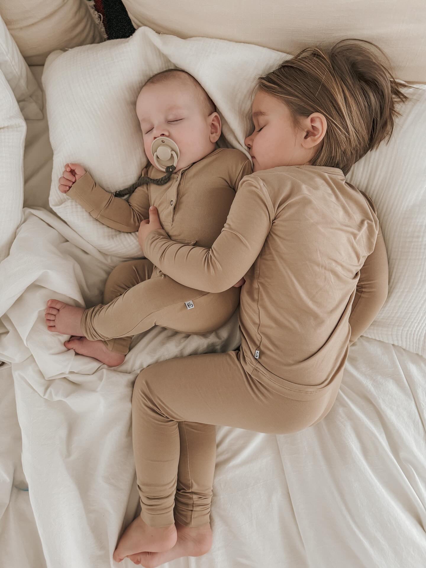 Two-Piece Pajamas - Desert Tan