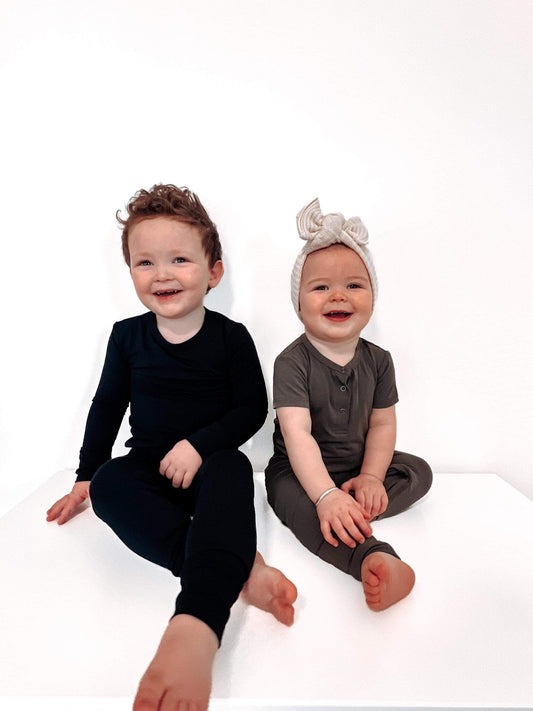 Two-Piece Pajamas - Jett Black