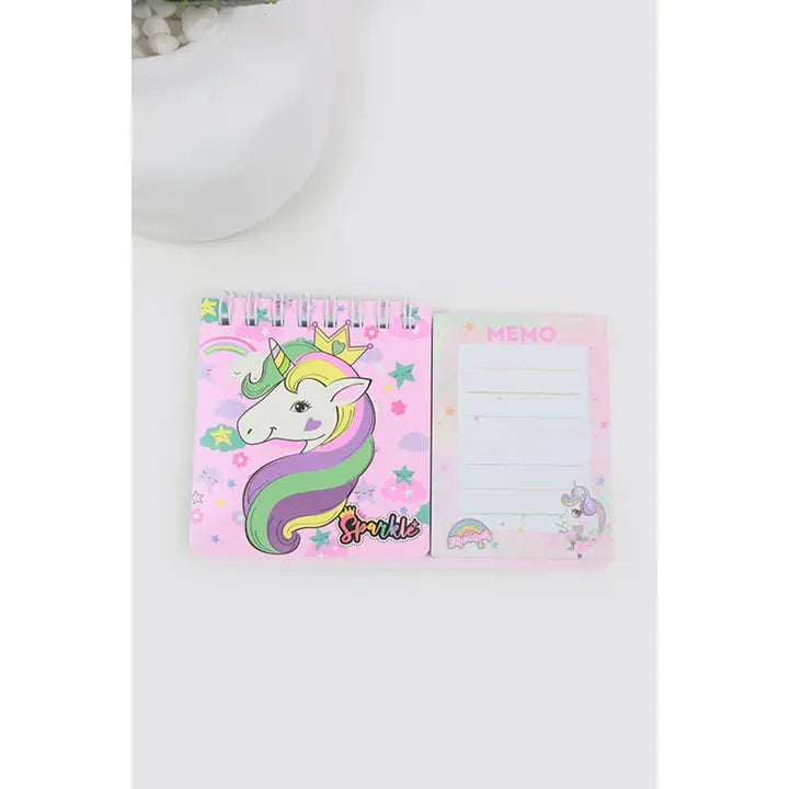 Unicorn Notebook and Sticky Memo Set