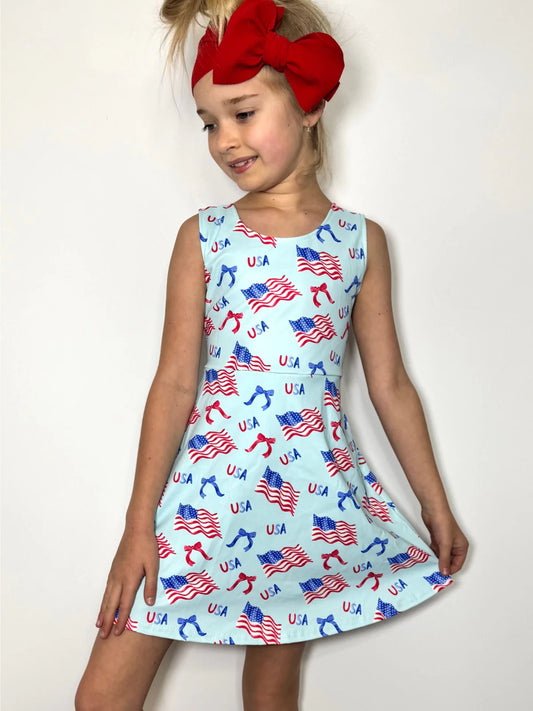 USA Chic Girls Athletic Dress