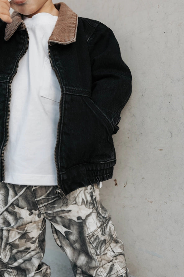 Lucky Link: Vintage Black Denim Jacket