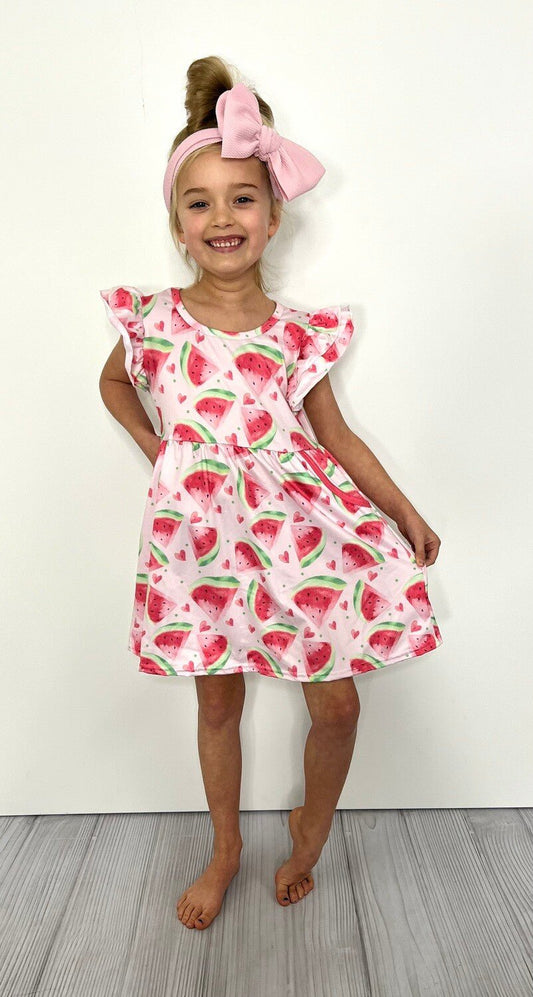 Watermelon Print Dress