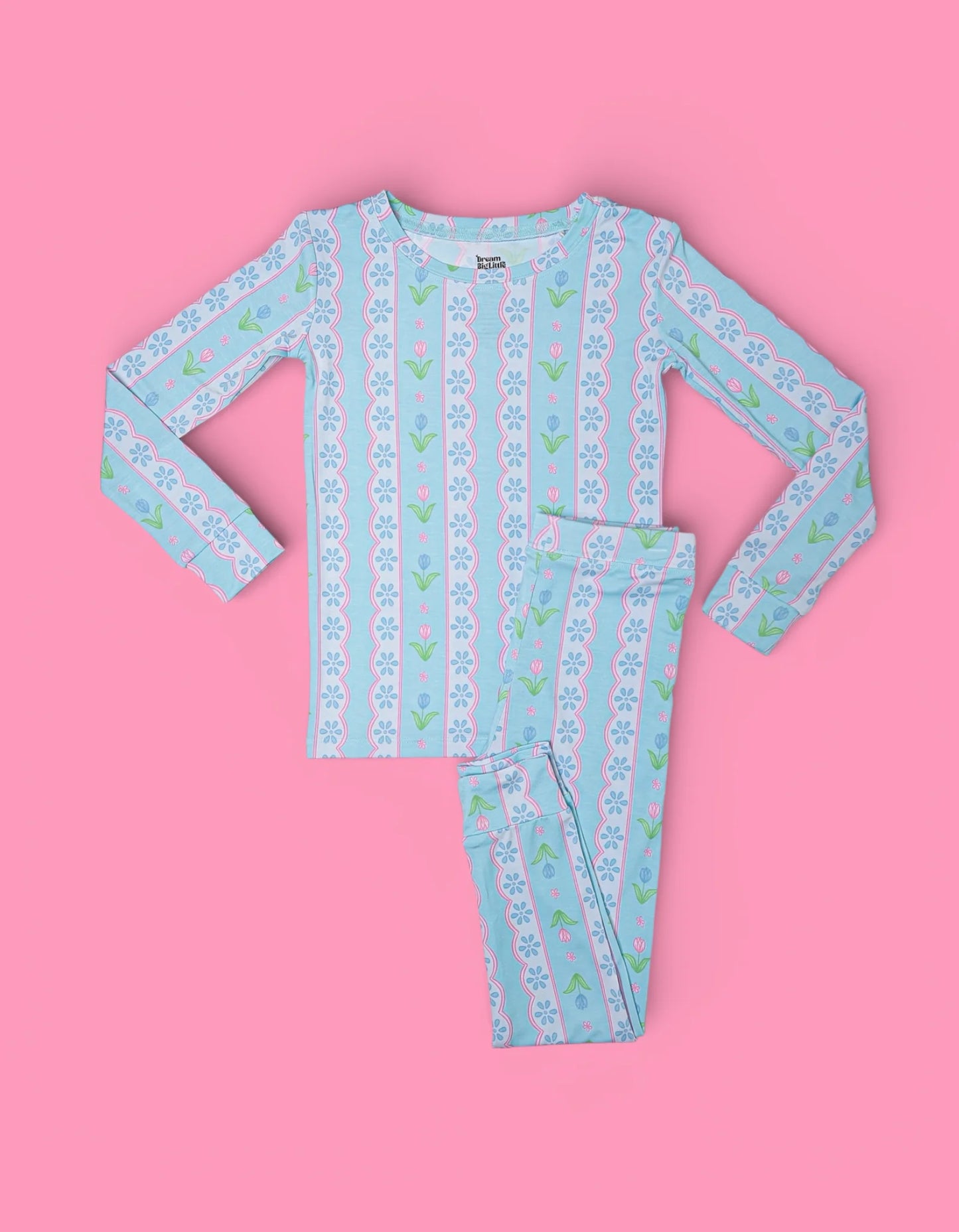 Dream Big: Whimsy Tulip Bamboo Two Piece Set
