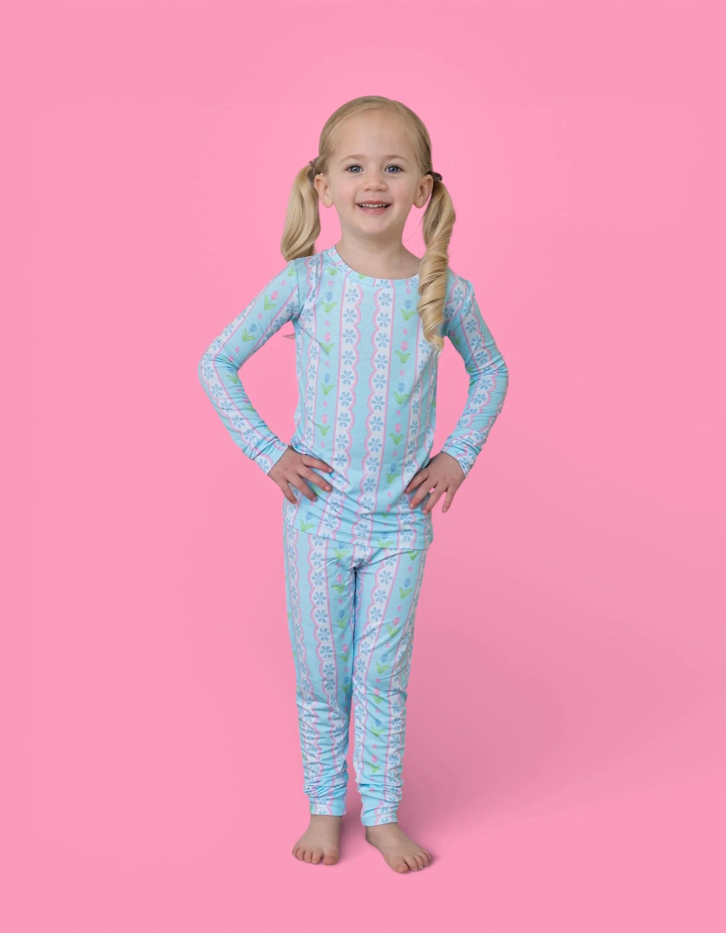 Dream Big: Whimsy Tulip Bamboo Two Piece Set
