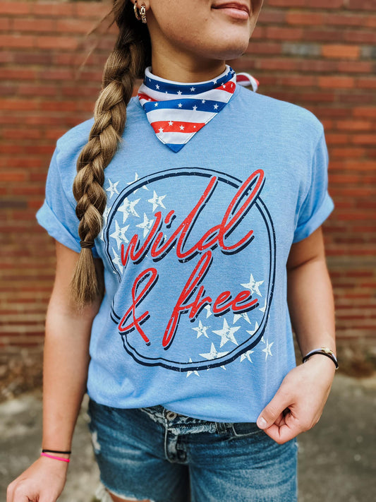 Wild & Free Merica' Tee