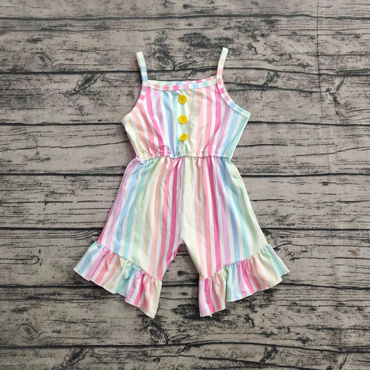 Rainbow striped jumpsuit