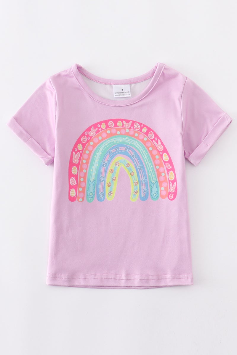 Lavender Rainbow easter shirt