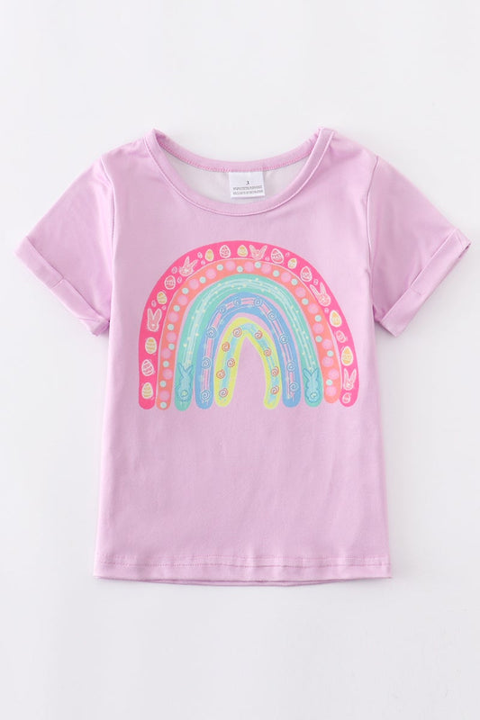 Lavender Rainbow easter shirt