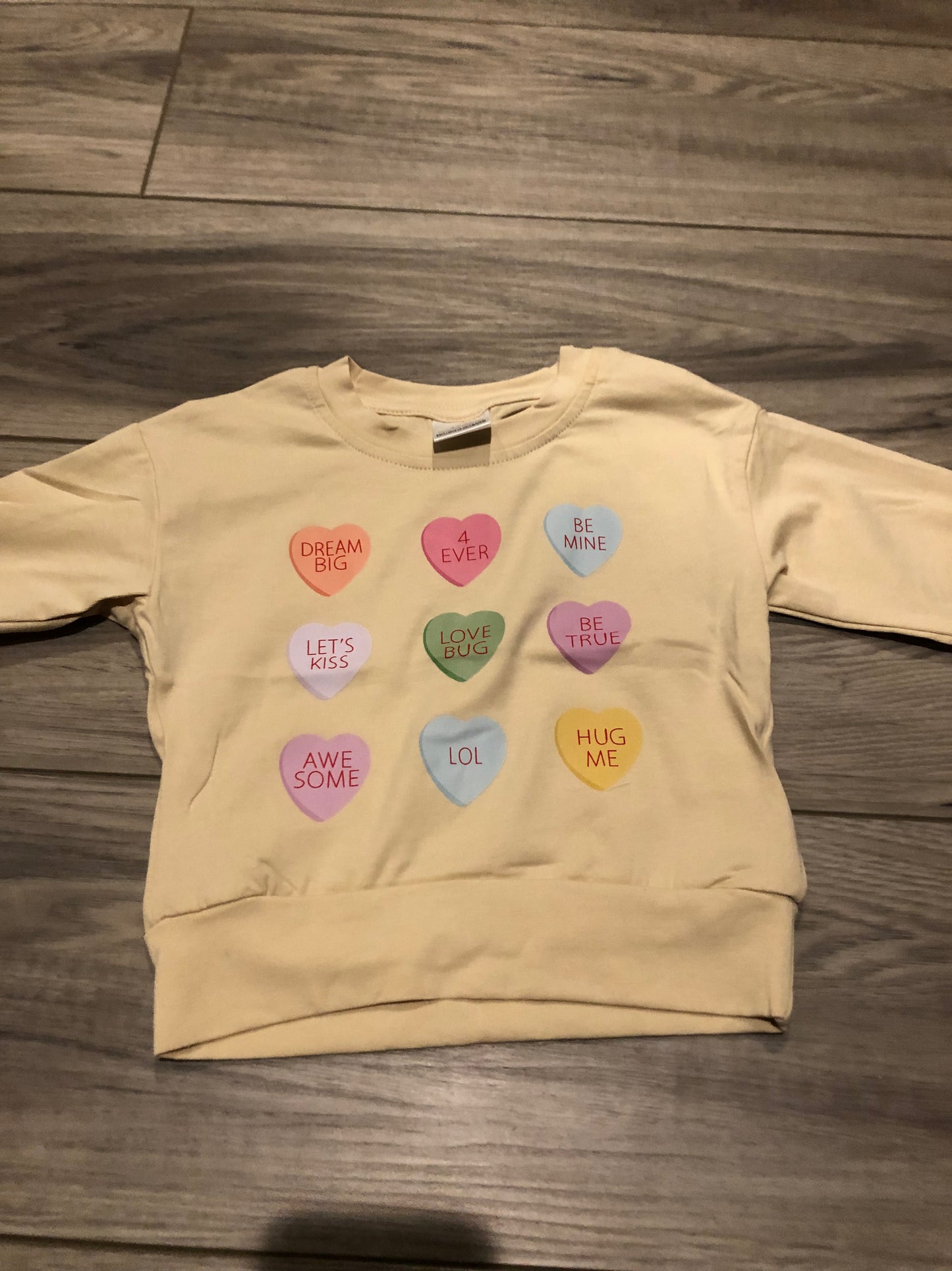 Beige Heart Crewneck