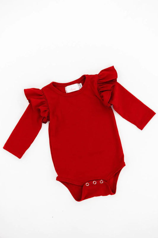 Mila & Rose Solid Red bodysuit