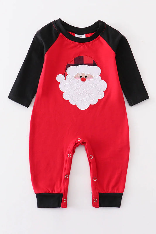 Boys Red Santa Romper